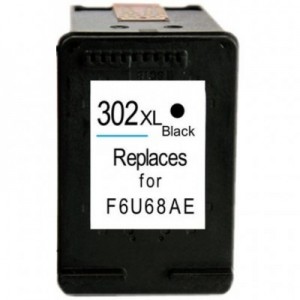 Cartus compatibil HP 302 XL Black,  negru 480 pagini, inlocuitor F6U68AE
